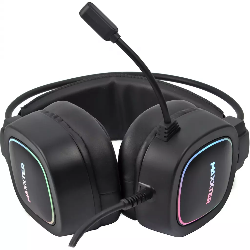Наушники Maxxter Ghost Helmet Black - 2