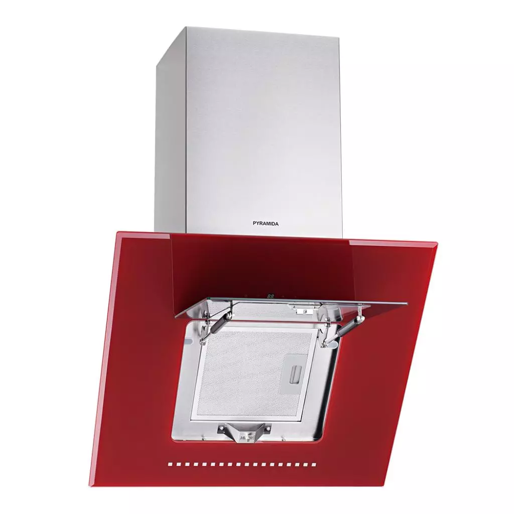Вытяжка кухонная Pyramida HES 30 (D-600 MM) RED /AJ - 1