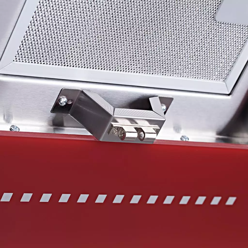 Вытяжка кухонная Pyramida HES 30 (D-600 MM) RED /AJ - 4