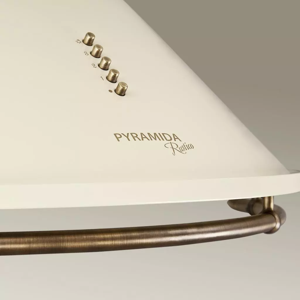 Вытяжка кухонная Pyramida BR 60/B IVORY RUSTICO - 4
