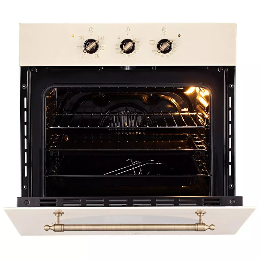 Духовой шкаф Pyramida F 61 IVORY RUSTICO - 2