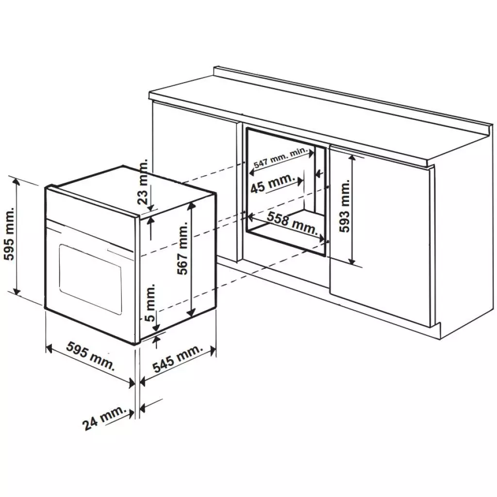 Духовой шкаф Hotpoint-Ariston FH 23 C 0 WH/S - 1