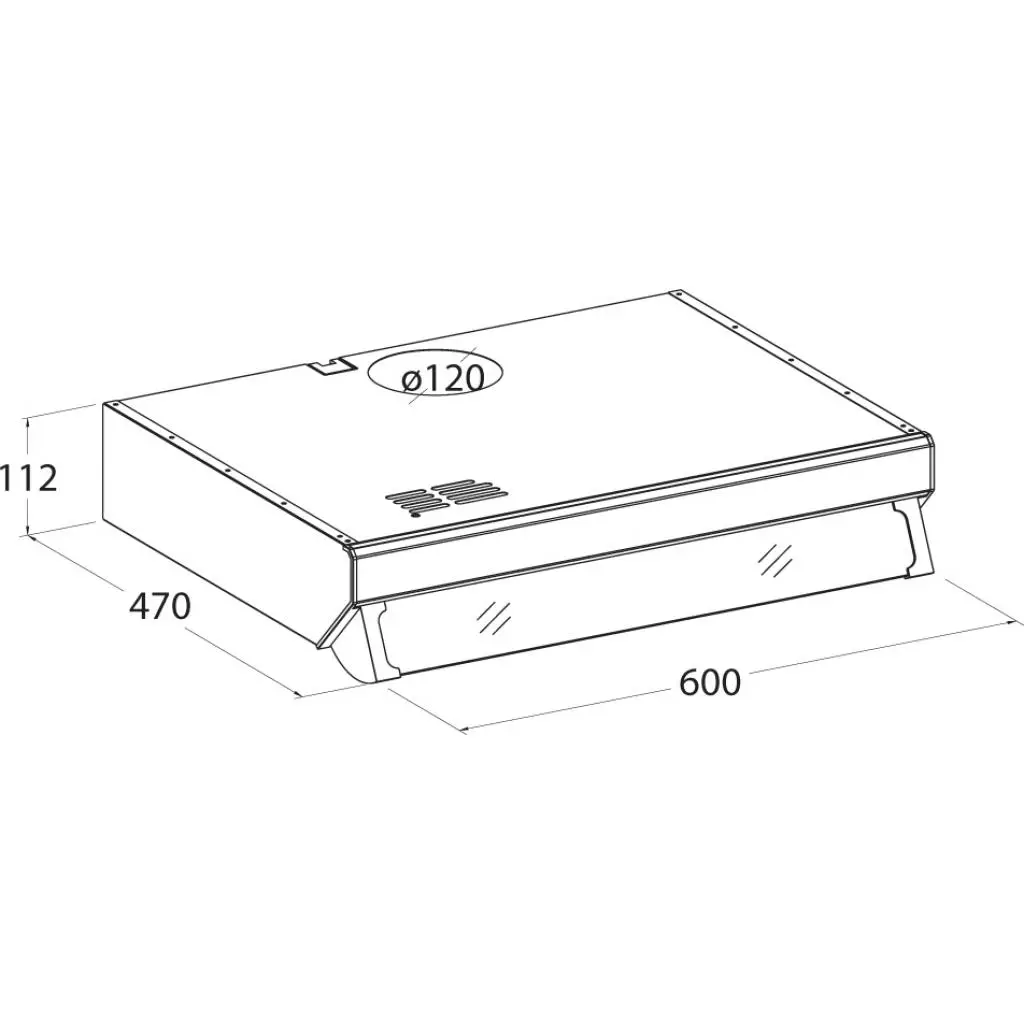 Вытяжка кухонная Cata F-2060 X/C - 4