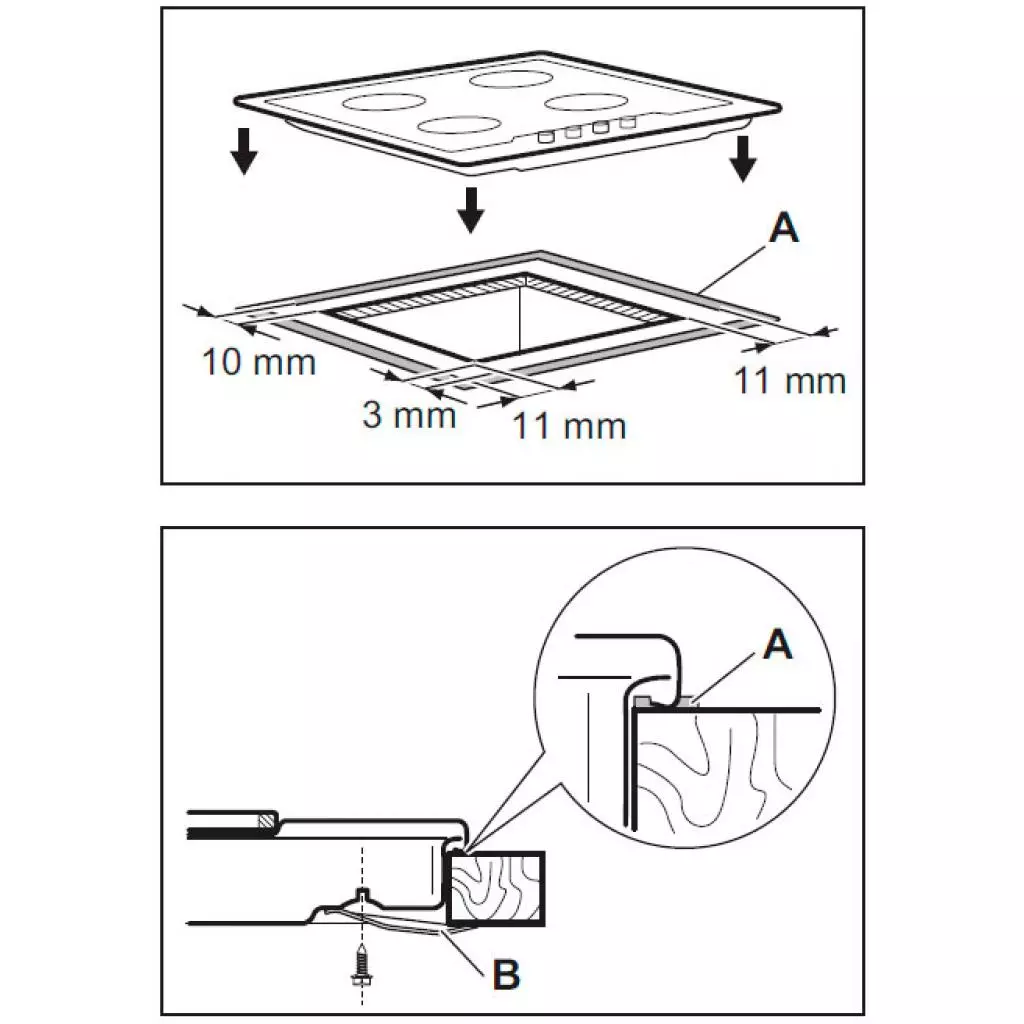 Варочная поверхность Zanussi ZGX 566414 B (ZGX566414B) - 1