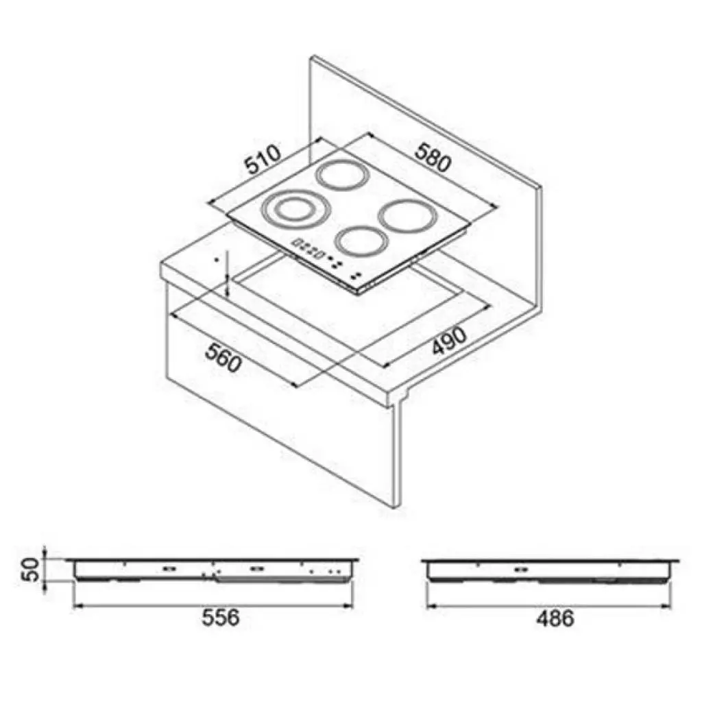 Варочная поверхность Liberty FQ6VT15 - 1