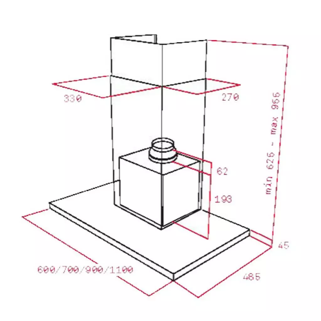 Вытяжка кухонная Teka DH 680 T - 1