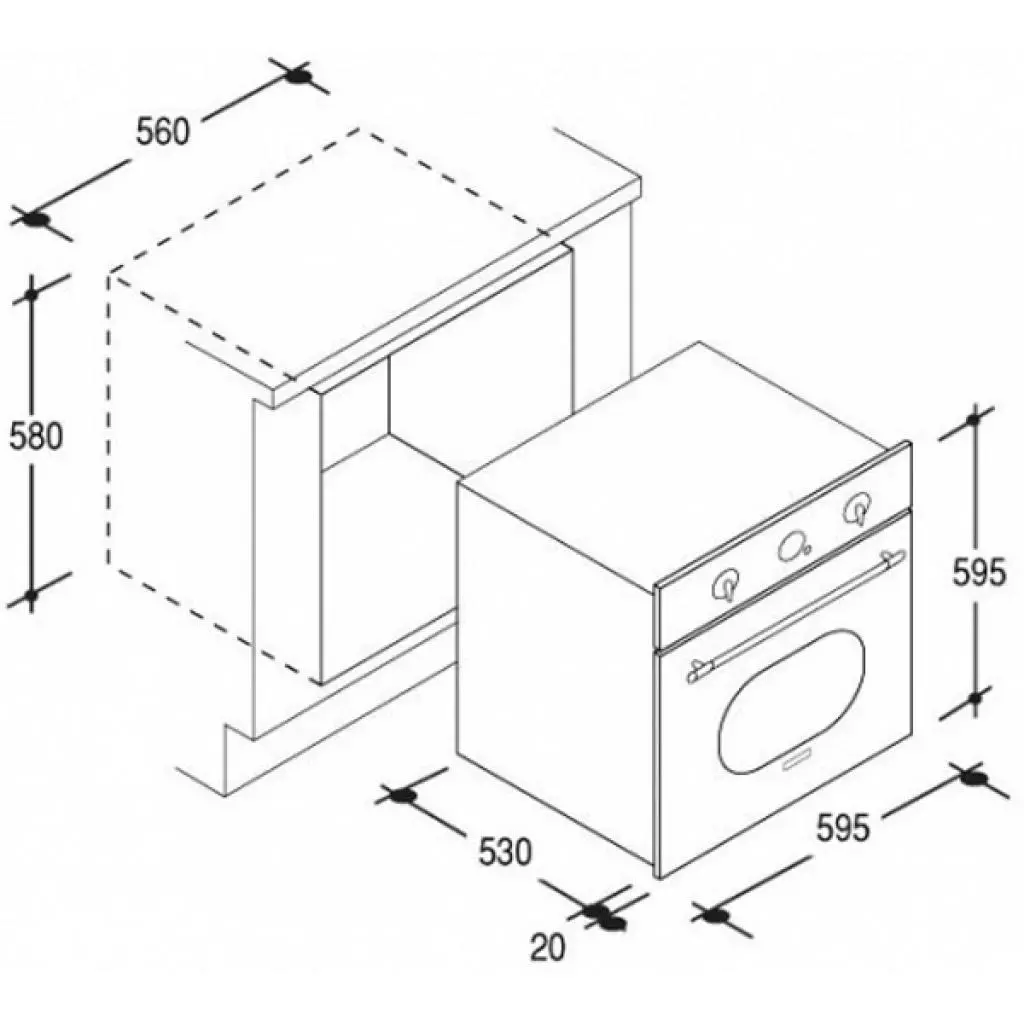 Духовой шкаф Candy FCL 614/6 BA (FCL614/6BA) - 1