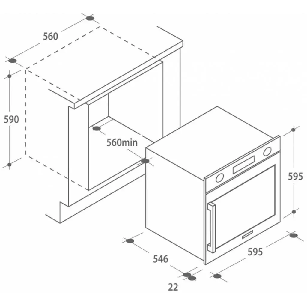 Духовой шкаф Candy FPE 649A/6W - 1 Духовой шкаф Candy FPE 649A/6W - 1