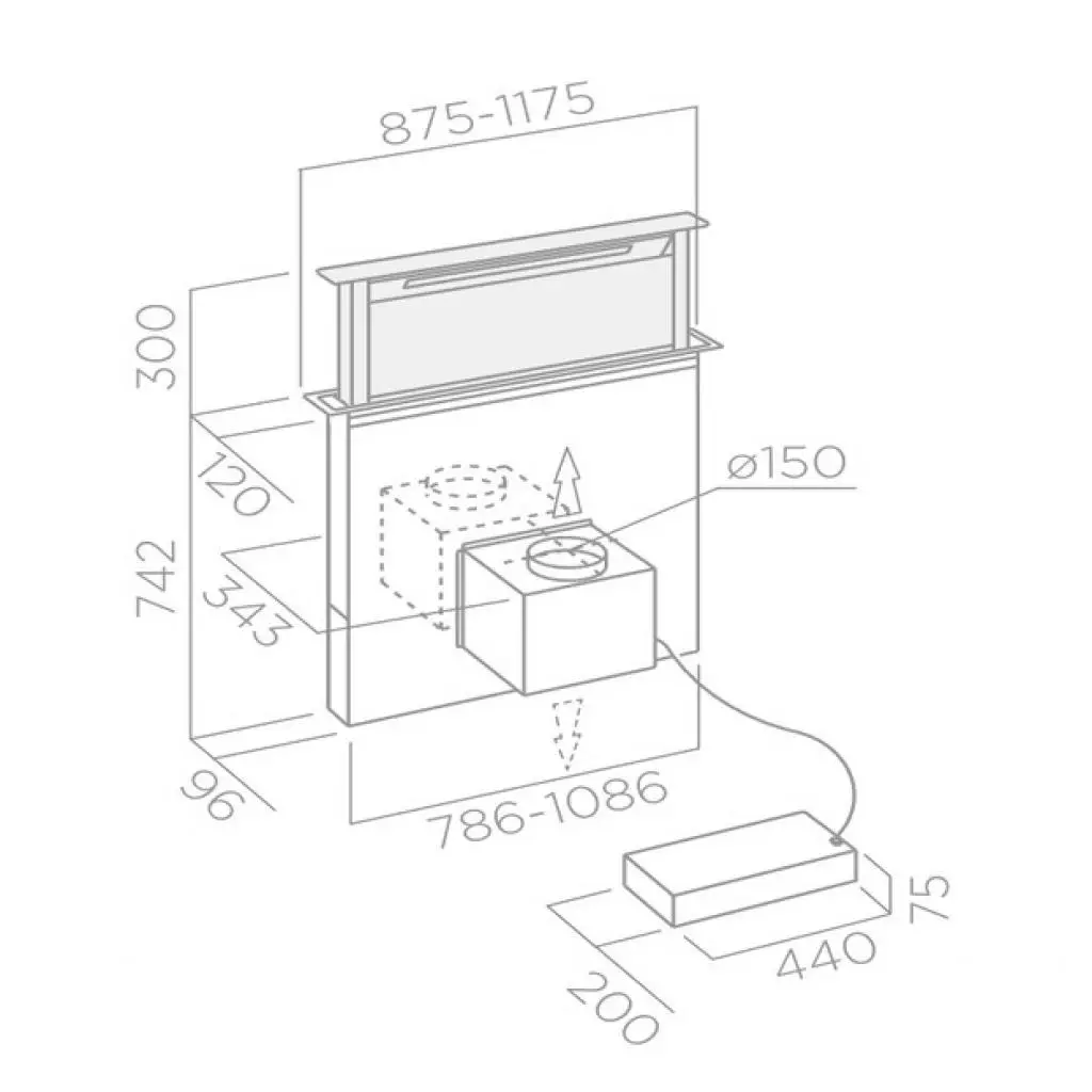 Вытяжка кухонная Elica ADAGIO BL/F/90 - 3
