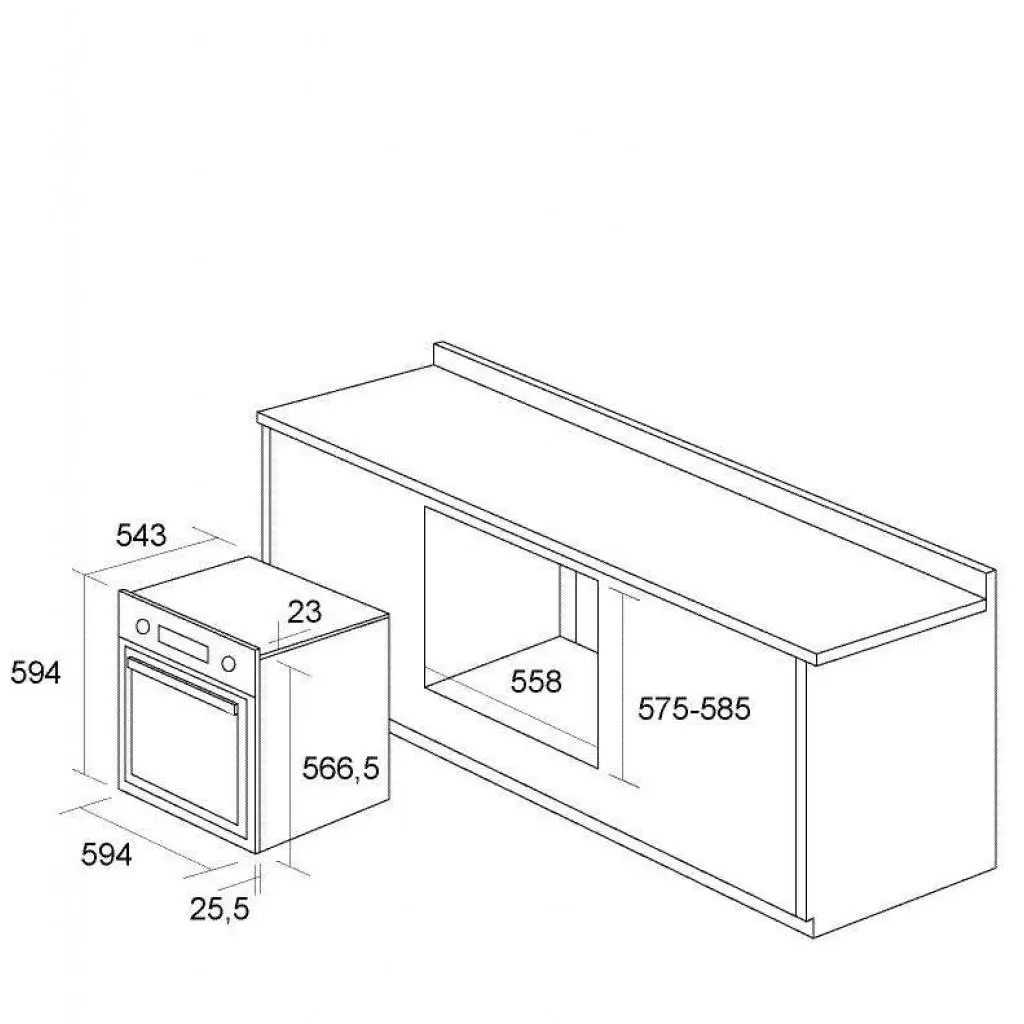 Духовой шкаф Pyramida F 62 TIX - 8