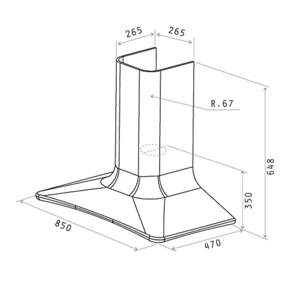 Вытяжка кухонная Elica SWEET IVORY/A/86 - 1