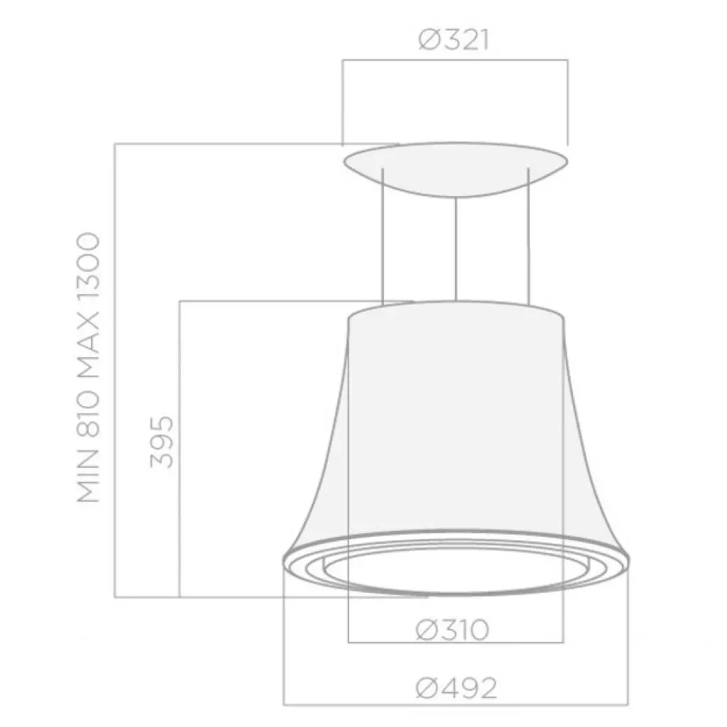 Вытяжка кухонная Elica AUDREY JAZZ/F/49 - 1