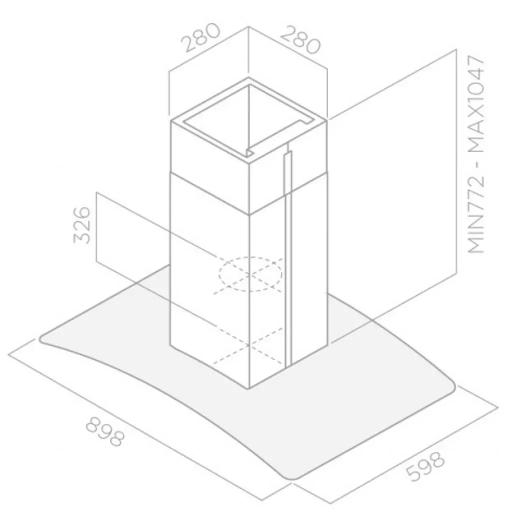 Вытяжка кухонная Elica CIRCUS PLUS ISLAND IX/A/90 - 2