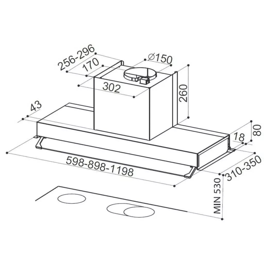 Вытяжка кухонная Faber INTRA SUPER X A90 - 1