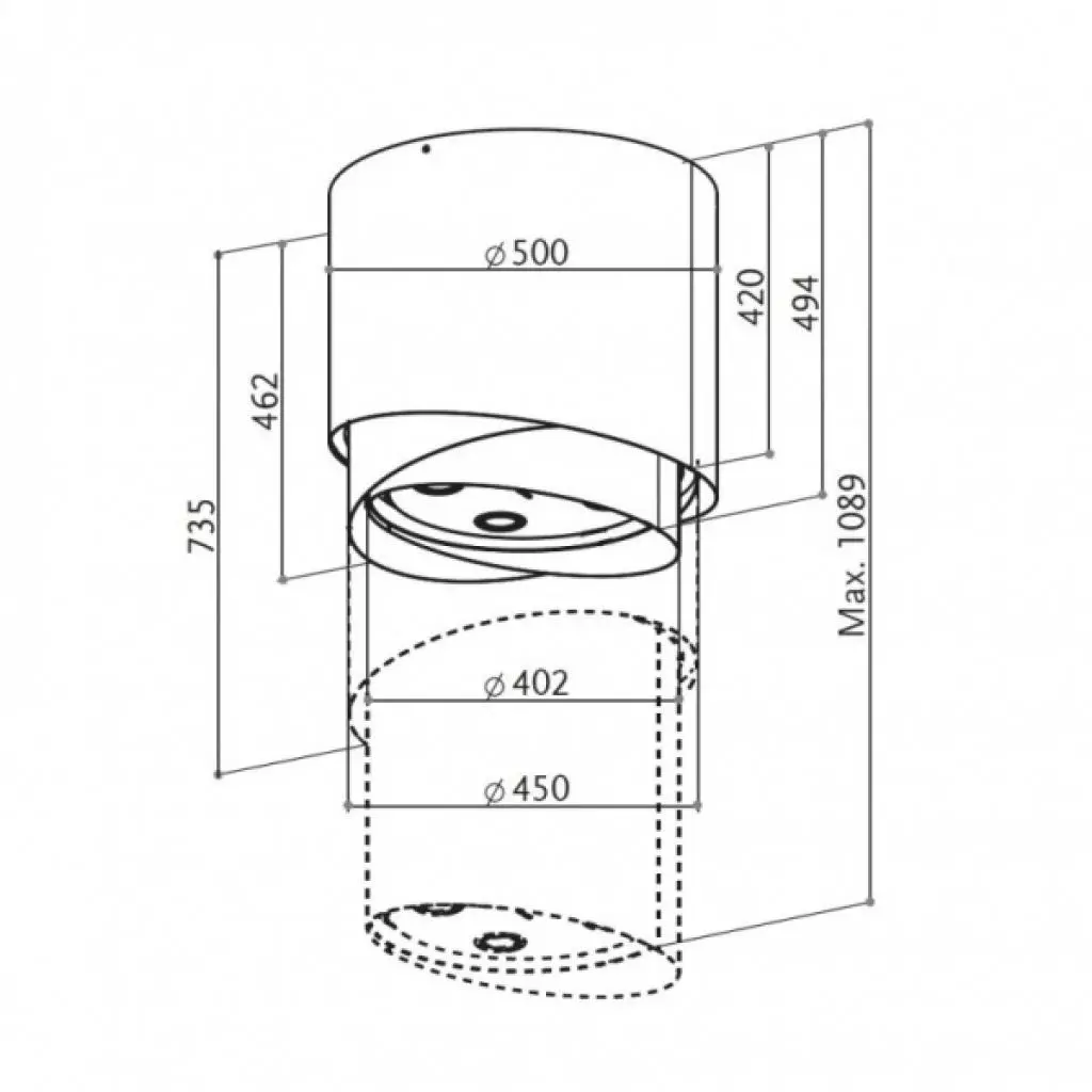 Вытяжка кухонная Faber PAREO X A 50 - 2