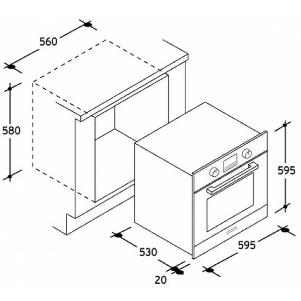 Духовой шкаф Candy FPE 609A/6 WXL (FPE609A/6WXL) - 1