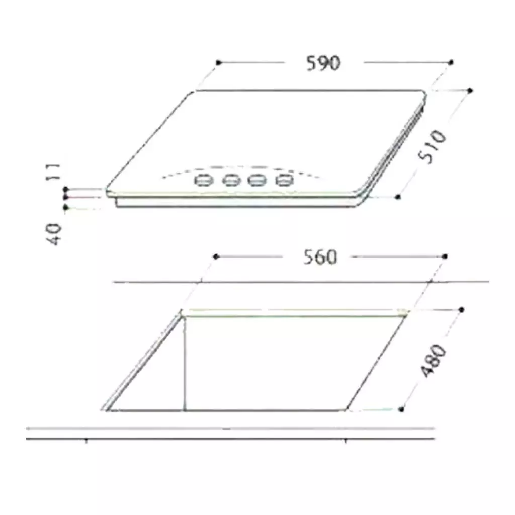Варочная поверхность Whirlpool AKM 528/NA (AKM528NA) - 1