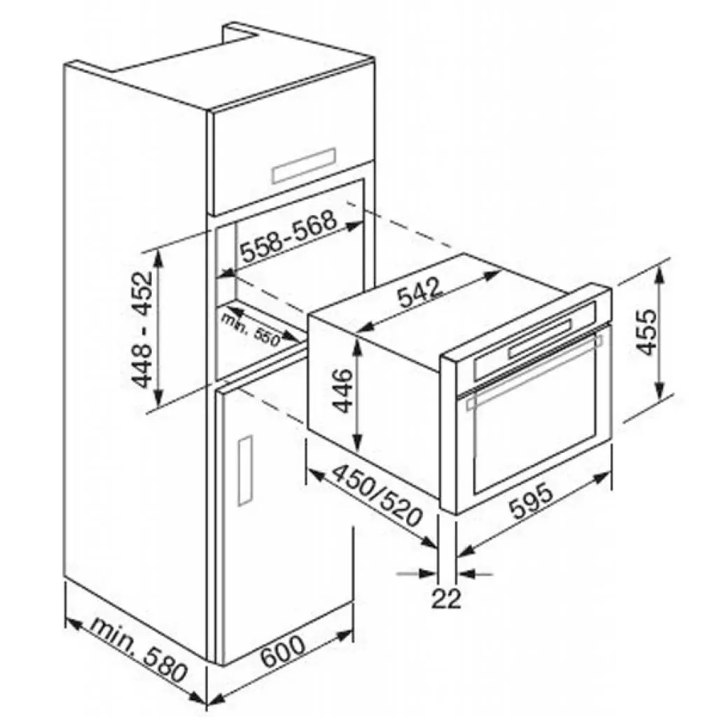 Духовой шкаф Rosieres RFV 460 - 1