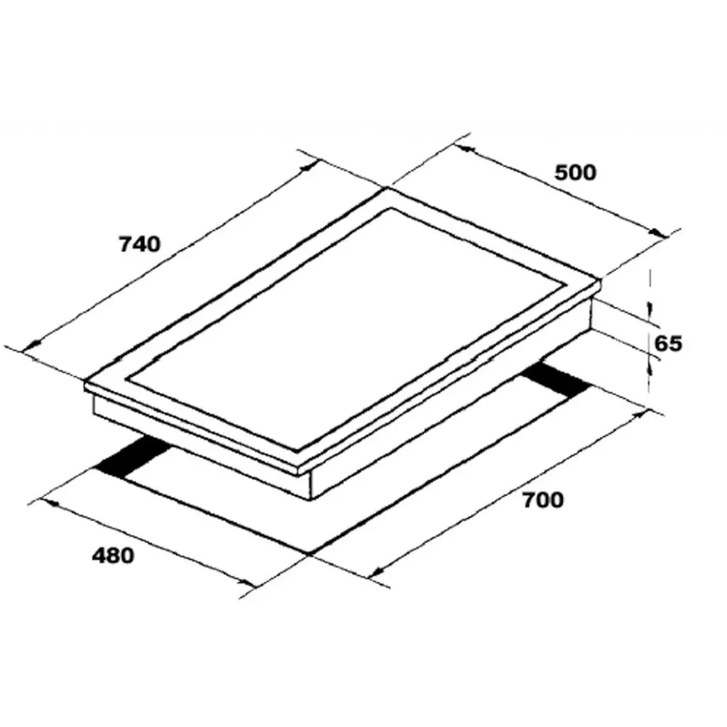 Варочная поверхность Rosieres RTG 75 SQF PN - 1 Варочная поверхность Rosieres RTG 75 SQF PN - 1