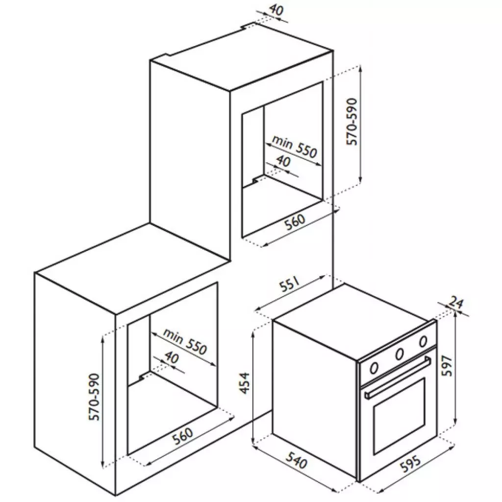 Духовой шкаф Ardesia HX 060 X2 - 1 Духовой шкаф Ardesia HX 060 X2 - 1