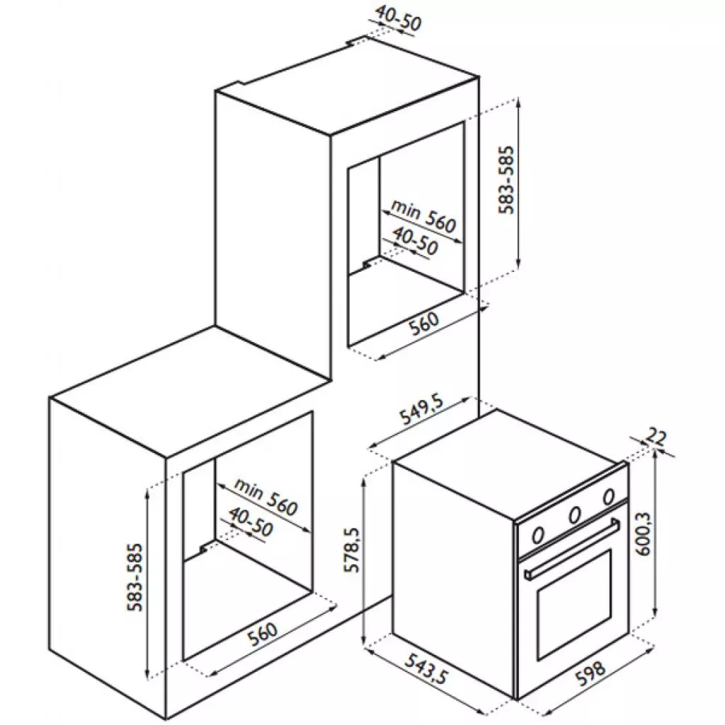 Духовой шкаф Ardesia OBC 606 IC - 1 Духовой шкаф Ardesia OBC 606 IC - 1