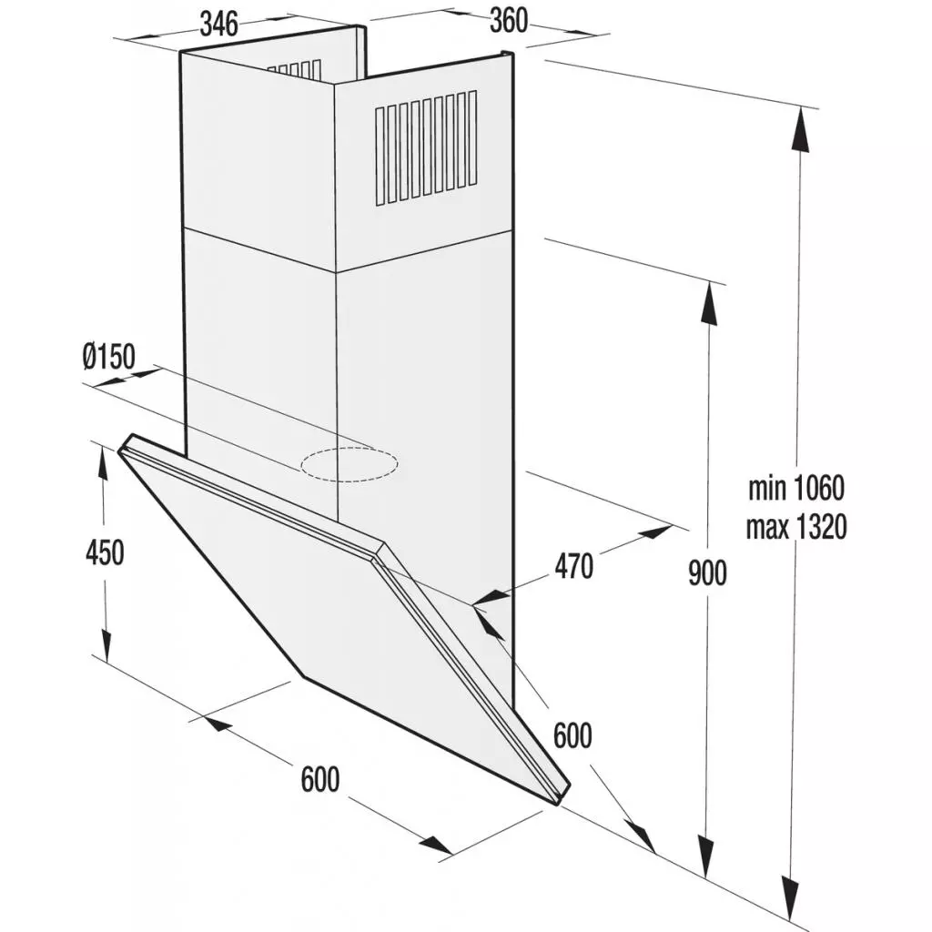 Вытяжка кухонная Gorenje WHI 641 ST - 2