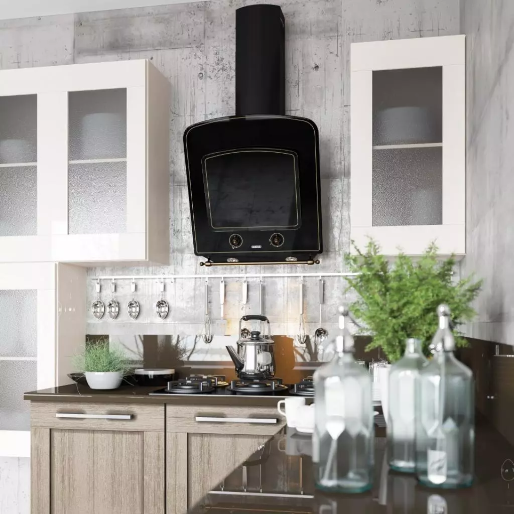 Вытяжка кухонная Eleyus Classic 1000 LED SMD 60 BL+RB - 8