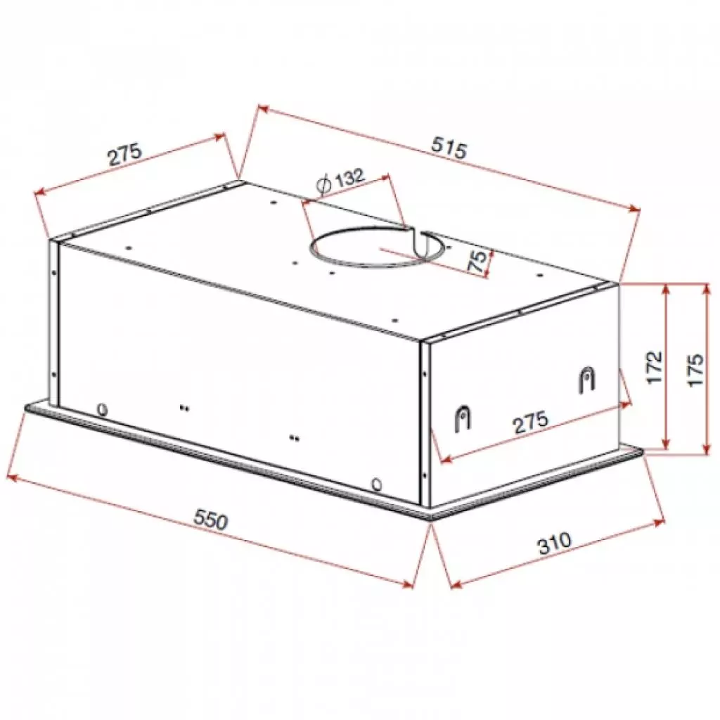 Вытяжка кухонная Teka GFG 2 Black - 1