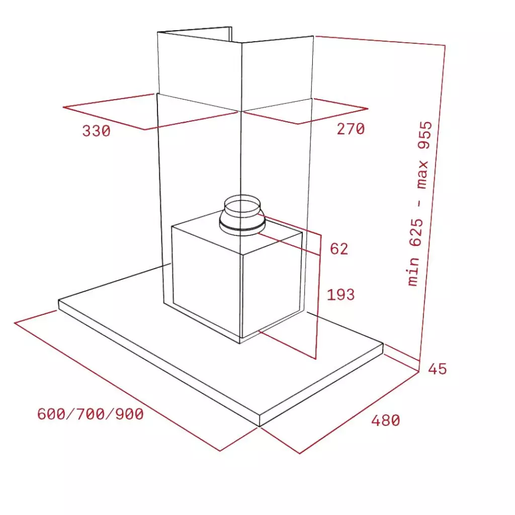 Вытяжка кухонная Teka DJ 650 - 1