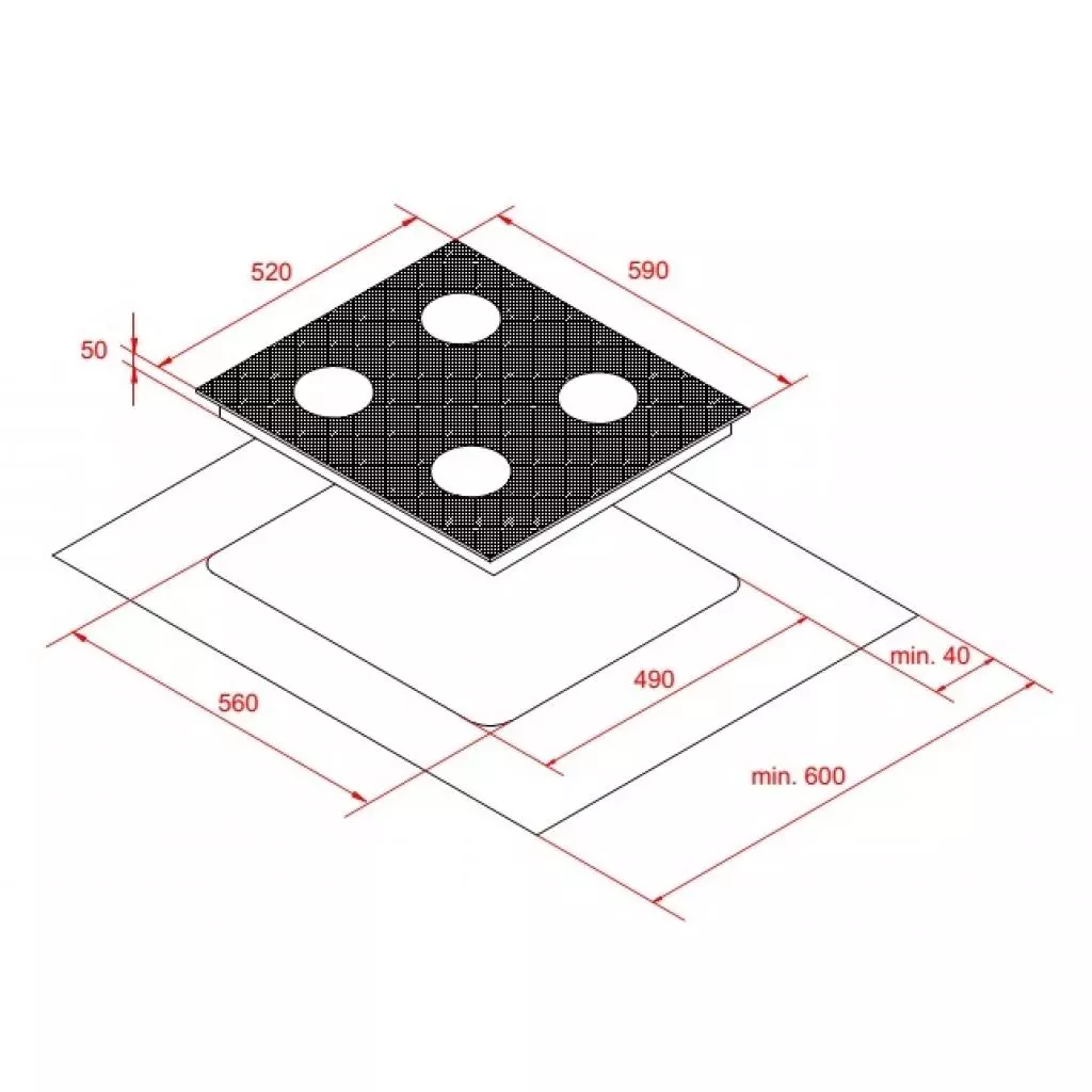 Варочная поверхность Interline TR 4302 AV (TR4302AV) - 1