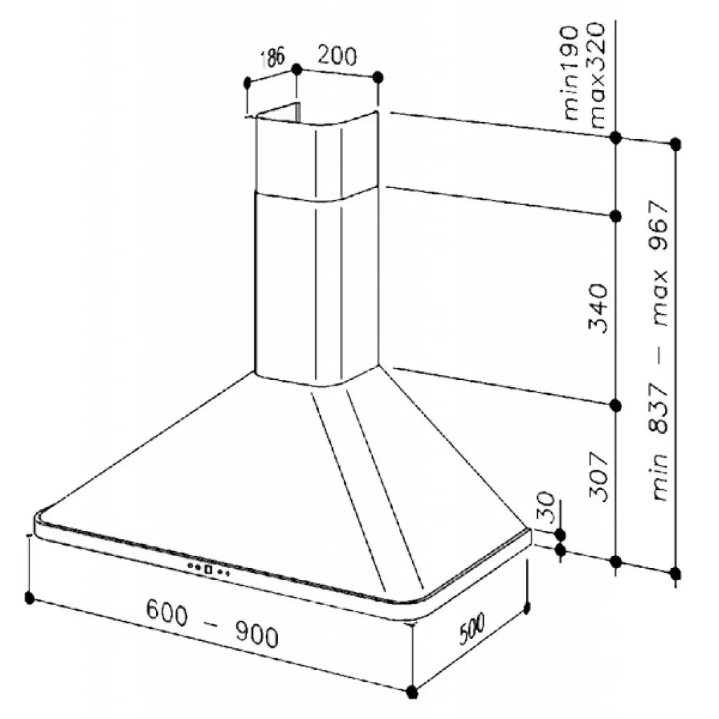 Вытяжка кухонная Kaiser A6416BE - 1