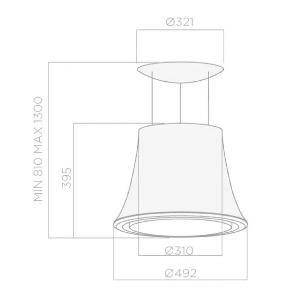 Вытяжка кухонная Elica AUDREY SENSE HEAVYMETAL/F/50 - 2