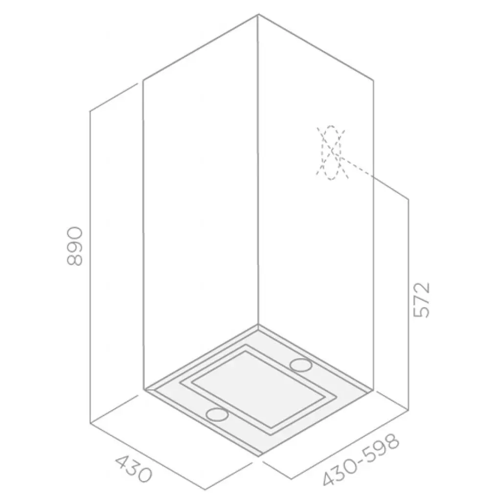 Вытяжка кухонная Elica KUADRA IX/A/43 - 2