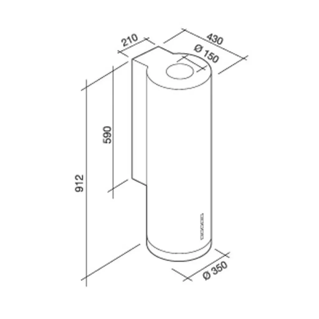 Вытяжка кухонная Falmec POLAR/LIGHT 35 IX 800 (CPON90.E2P1#ZZZI491F) - 1 Вытяжка кухонная Falmec POLAR/LIGHT 35 IX 800 (CPON90.E2P1#ZZZI491F) - 1