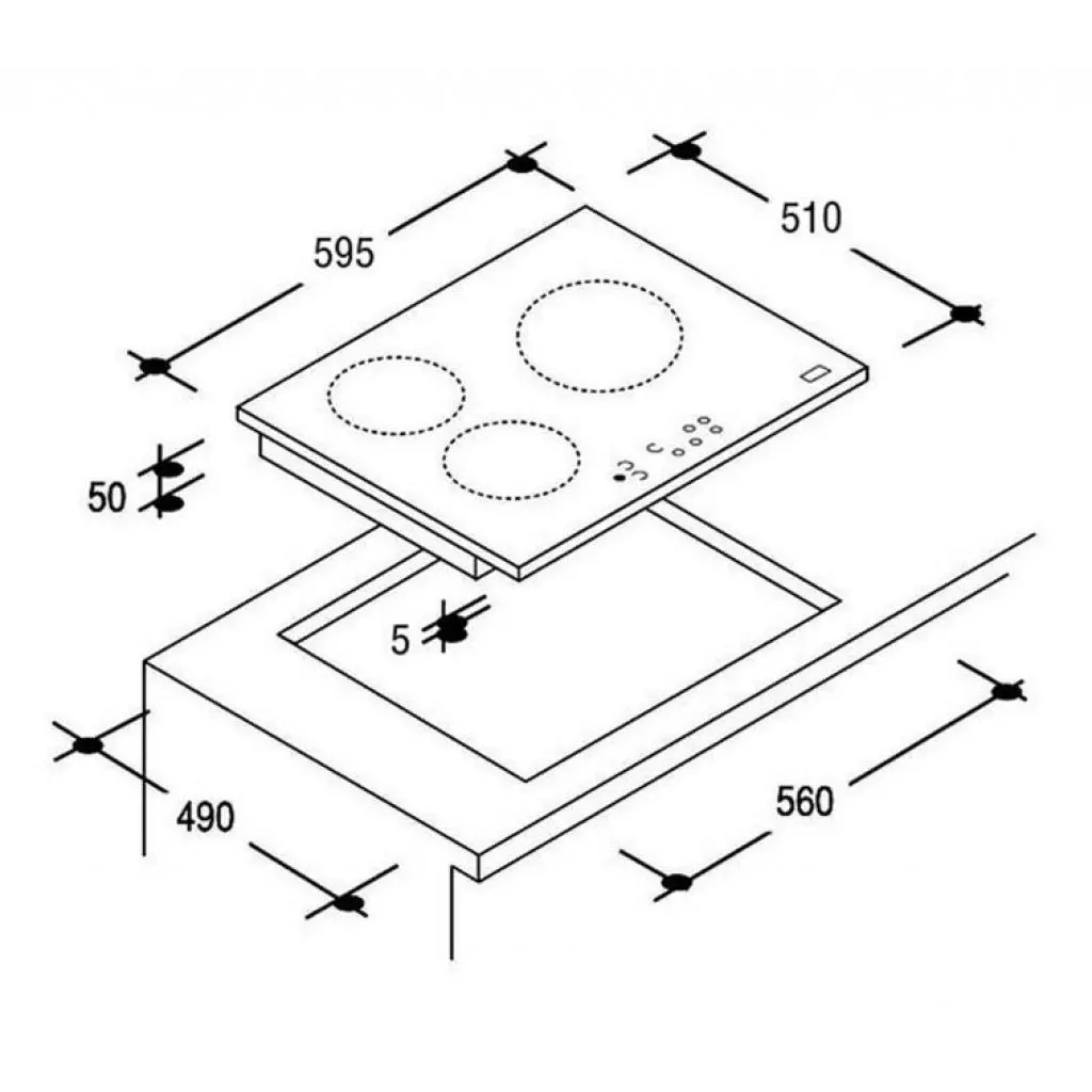 Варочная поверхность Candy CH630C - 1