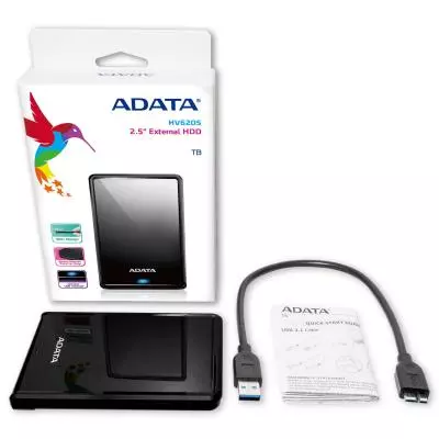 Внешний жесткий диск 2.5" 4TB ADATA (AHV620S-4TU31-CBK) - 4 Внешний жесткий диск 2.5" 4TB ADATA (AHV620S-4TU31-CBK) - 4