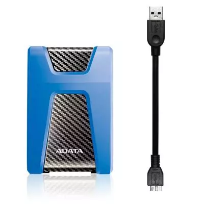 Внешний жесткий диск 2.5" 1TB ADATA (AHD650-1TU31-CBL) - 3 Внешний жесткий диск 2.5" 1TB ADATA (AHD650-1TU31-CBL) - 3
