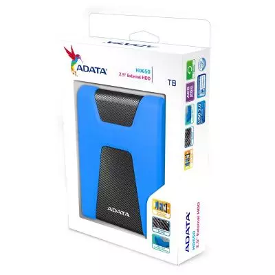 Внешний жесткий диск 2.5" 1TB ADATA (AHD650-1TU31-CBL) - 4 Внешний жесткий диск 2.5" 1TB ADATA (AHD650-1TU31-CBL) - 4