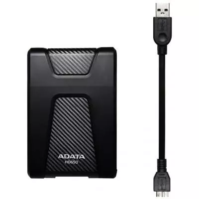 Внешний жесткий диск 2.5" 2TB ADATA (AHD650-2TU31-CBK) - 3