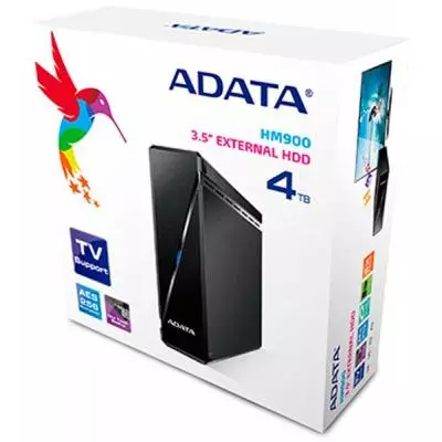 Внешний жесткий диск 3.5" 4TB ADATA (AHM900-4TU3-CUSBK) - 4