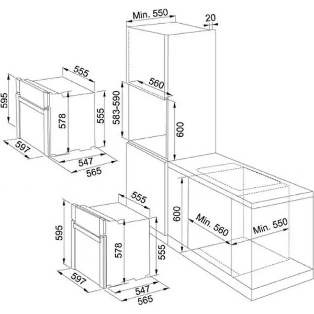 Духовой шкаф Franke Smart SG 62 M WH /N (116.0379.418) - 1