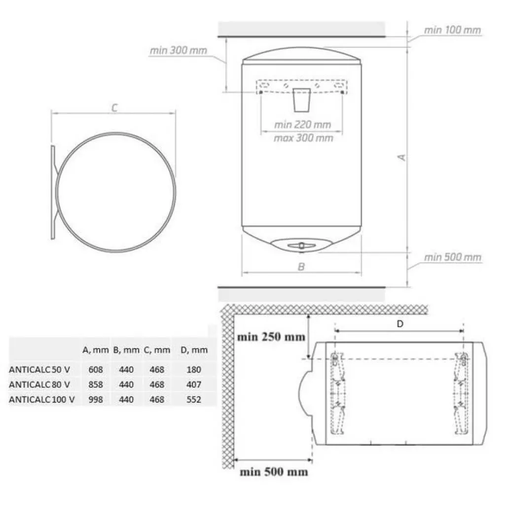 Бойлер Tesy ANTICALC 80 V - 6