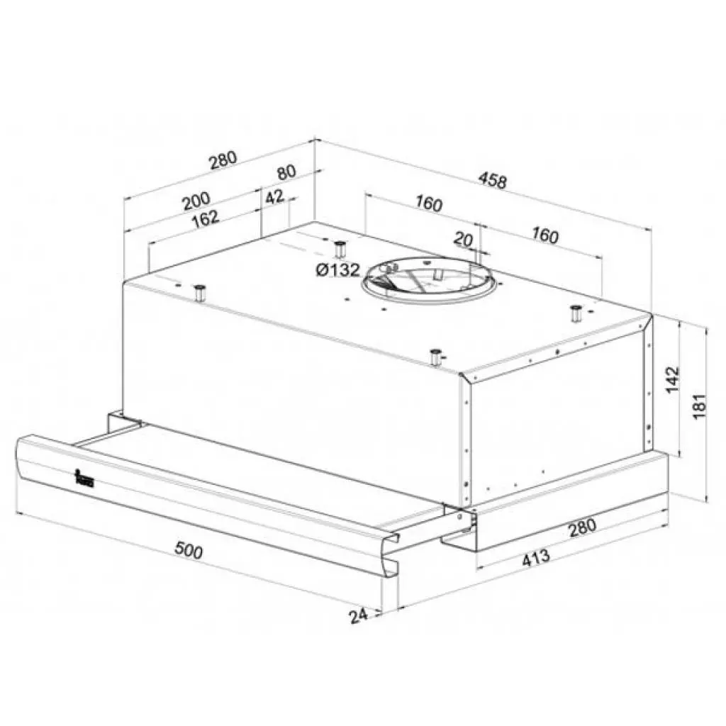 Вытяжка кухонная Teka TL1 52 - 1