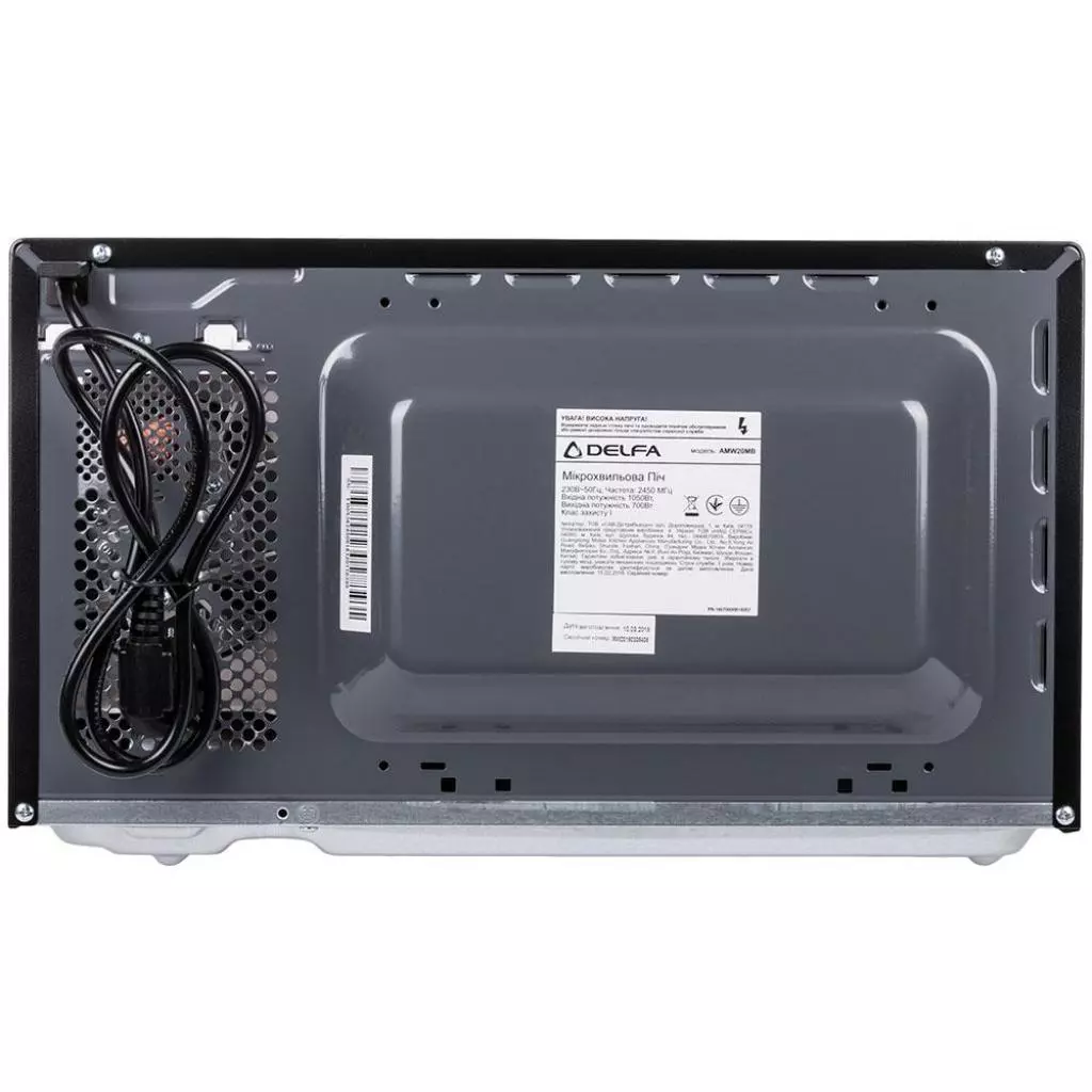 Микроволновая печь Delfa AMW20MB/MD20MB (AMW20MB) - 4 Микроволновая печь Delfa AMW20MB/MD20MB (AMW20MB) - 4