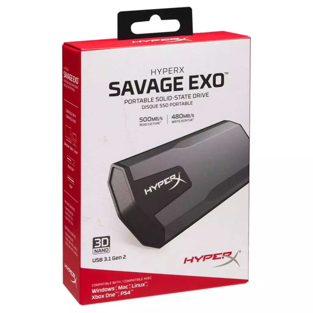 Накопитель SSD USB 3.1 480GB HyperX (SHSX100/480G) - 4