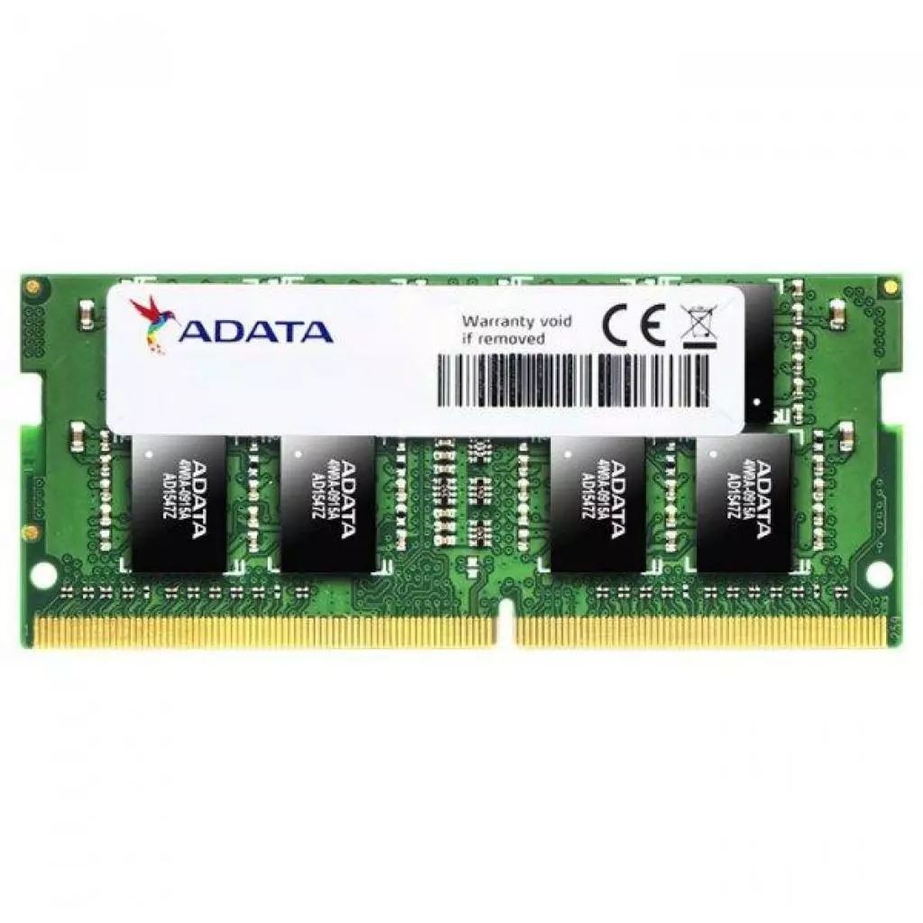 Модуль памяти для ноутбука SoDIMM DDR4 4GB 2666 MHz ADATA (AD4S2666J4G19-S)