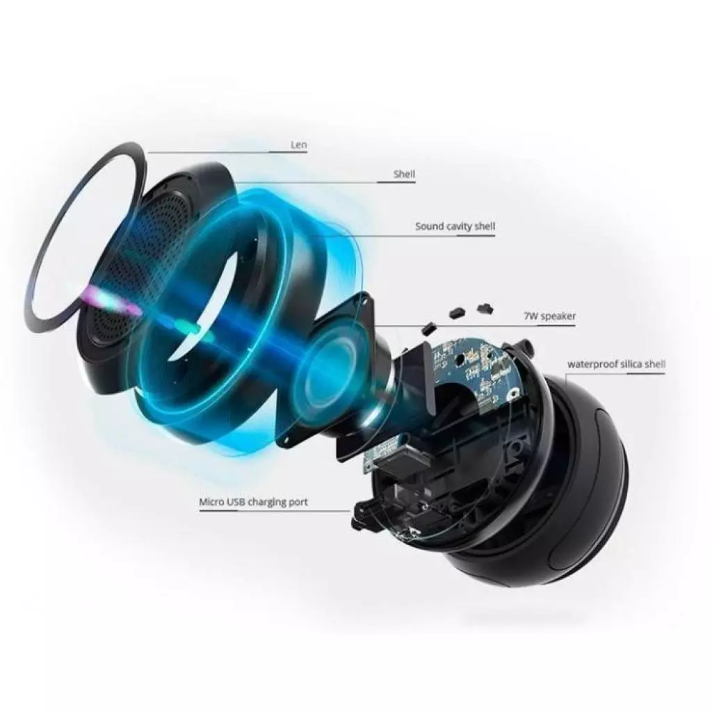 Акустическая система Tronsmart Element Splash Bluetooth Speaker Black (244773) - 2