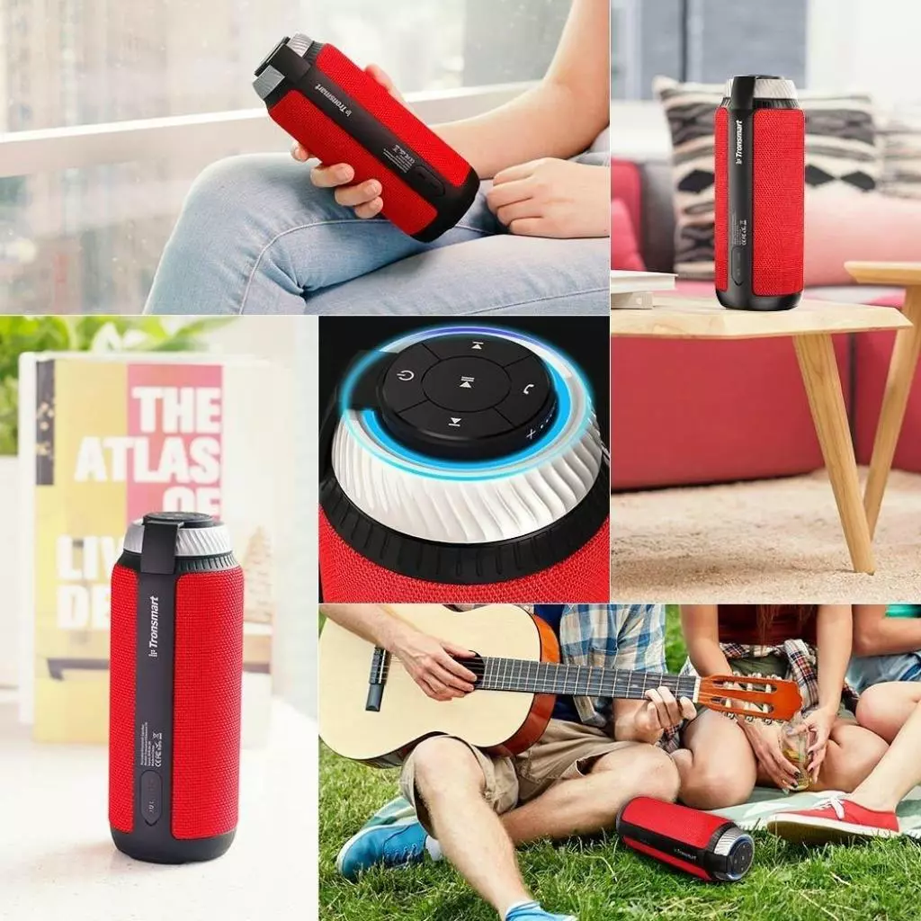Акустическая система Tronsmart Element T6 Portable Bluetooth Speaker Red (235566) - 5