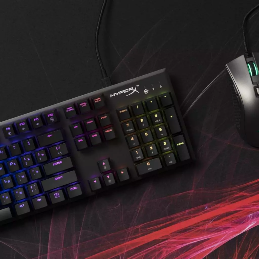 Клавиатура HyperX FPS RGB Kailh Silver Speed (HX-KB1SS2-RU) - 5