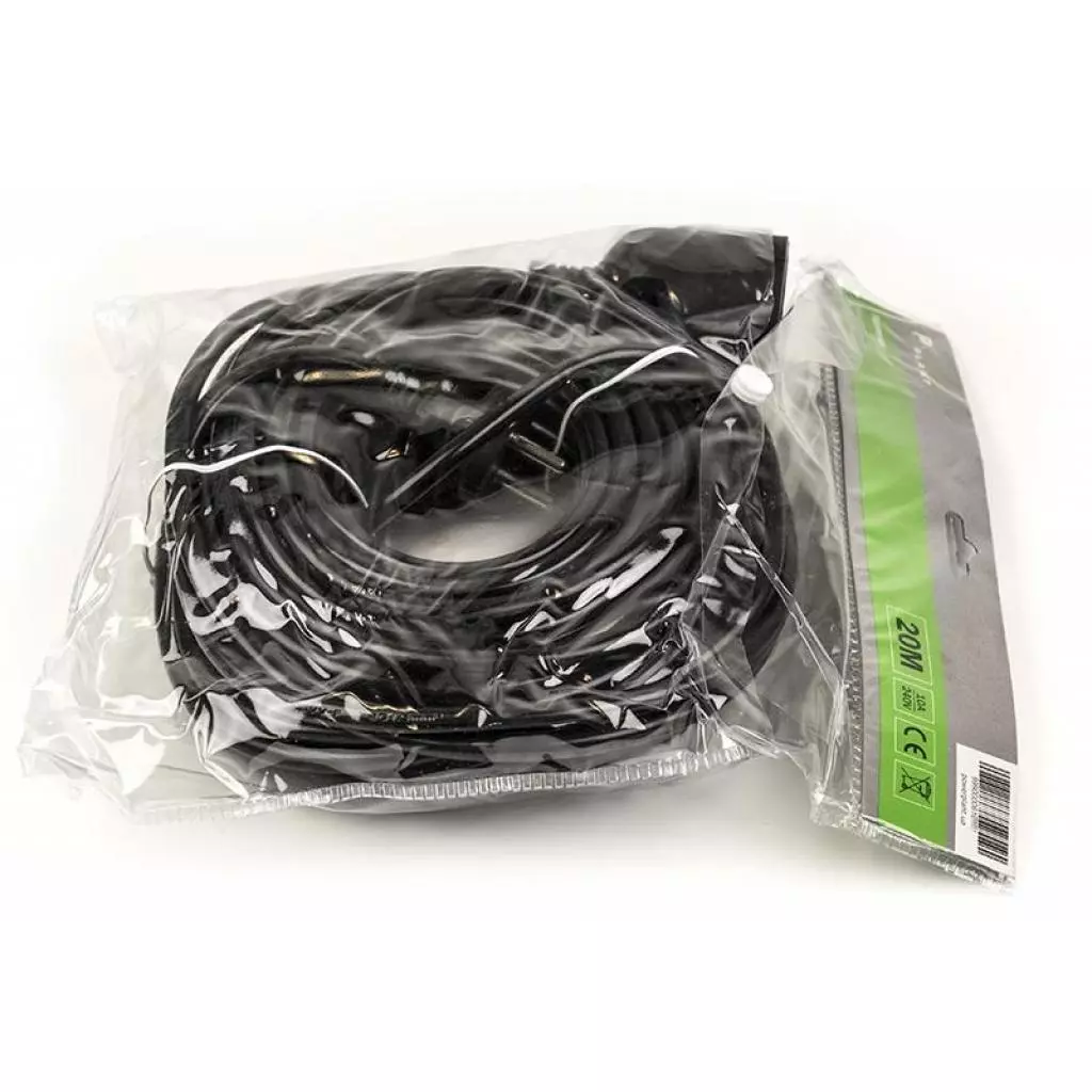 Сетевой удлинитель PowerPlant удлинитель 20 м (JY-3021/20) (PPEA10M200S1) - 1